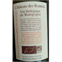 Château des Rontets Pouilly-Fuissé "Clos Varambon" 2018 blanc sec contre etiquette