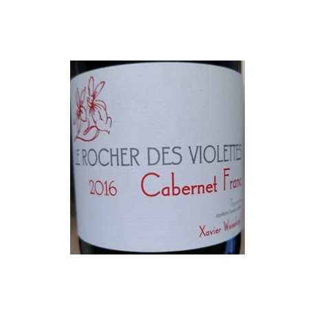 Le Rocher des Violettes Touraine "cabernet franc" red 2016