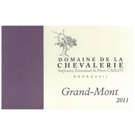 Domaine de la Chevalerie Bourgueil Grand Mont 2011 Domaine de la Chevalerie Bourgueil Grand Mont 2011