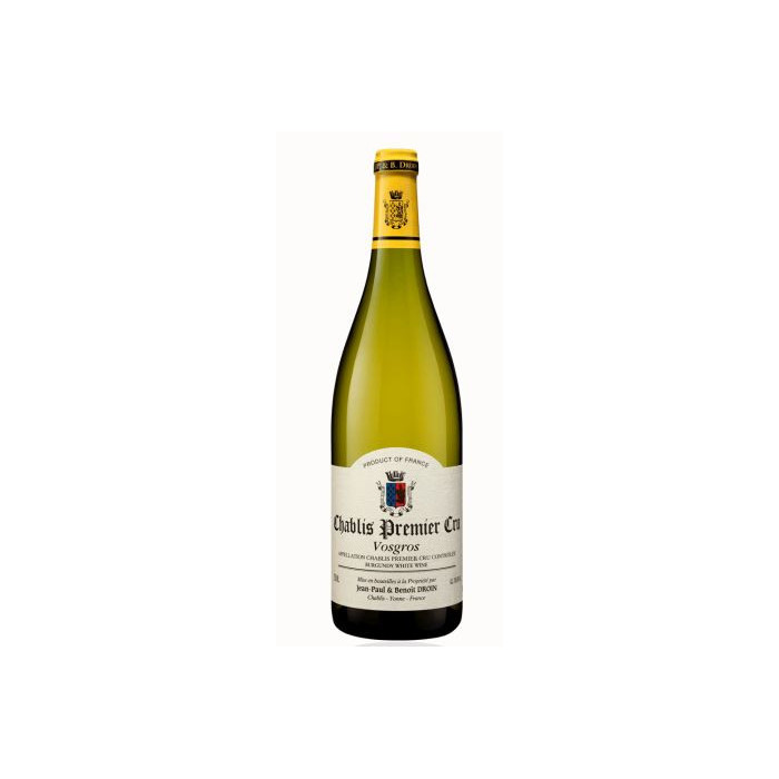 Domaine J-P et B Droin Chablis 1er Cru "Vosgros" blanc sec 2019 bouteille Domaine J-P et B Droin Chablis 1er Cru "Vosgros" blanc sec 2019 bouteille