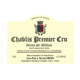 Domaine DroinChablis 1er Cru Mont de Milieu 2019 etiquette