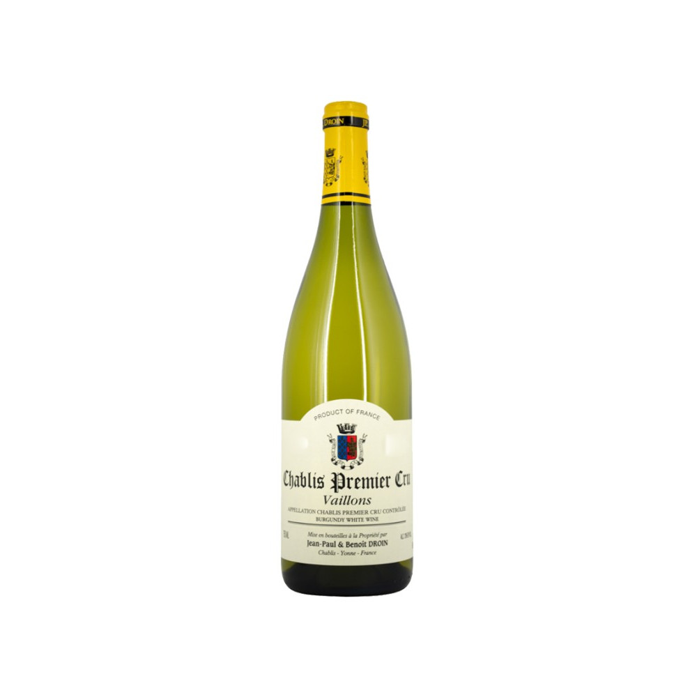 Domaine J-P et Benoit Droin Chablis 1er Cru Vaillons 2019 bouteille Domaine J-P et Benoit Droin Chablis 1er Cru Vaillons 2019 bouteille