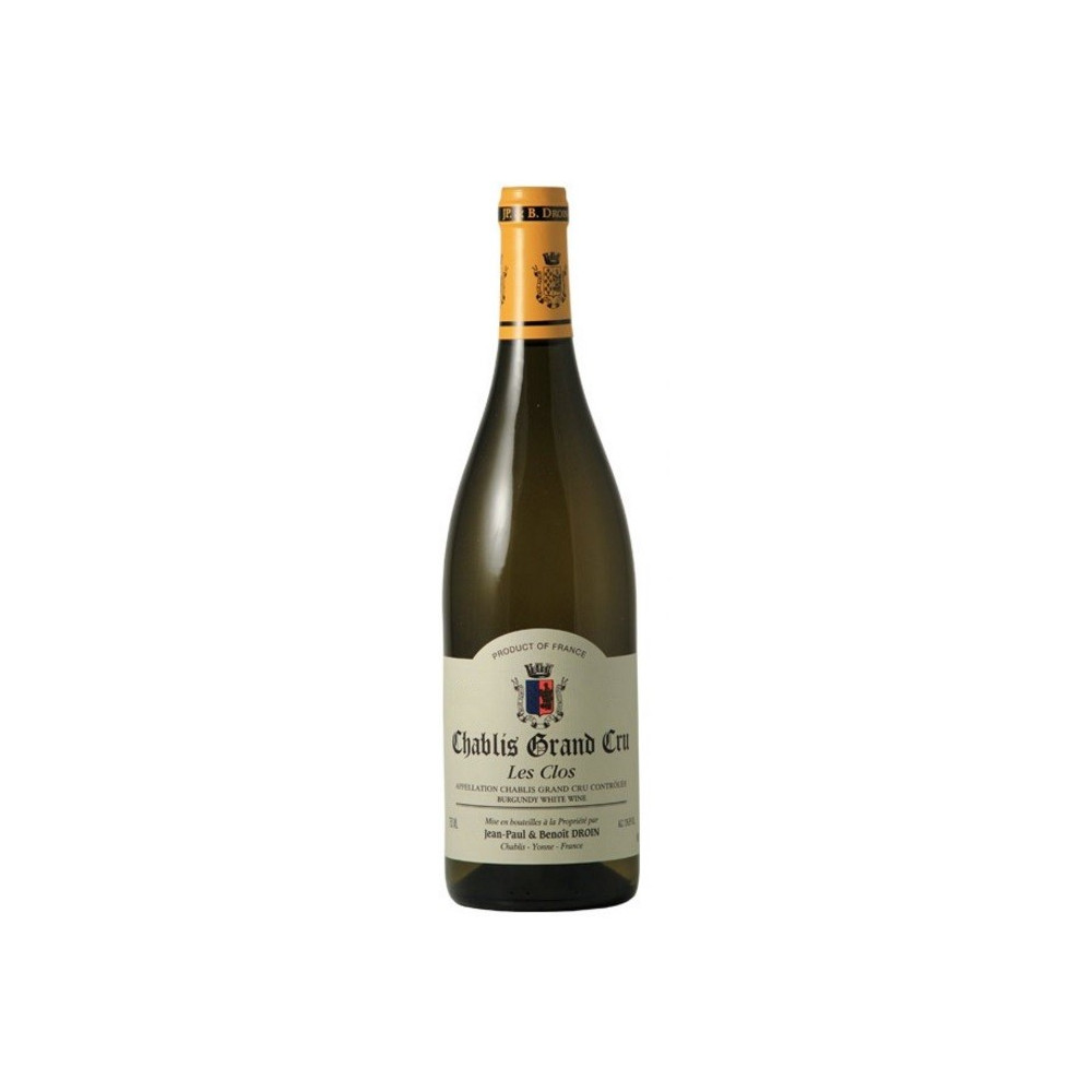 Domaine Jean-Paul et Benoît Droin Chablis Grand Cru Les Clos 2019 bouteille Domaine Jean-Paul et Benoît Droin Chablis Grand Cru Les Clos 2019 bouteille