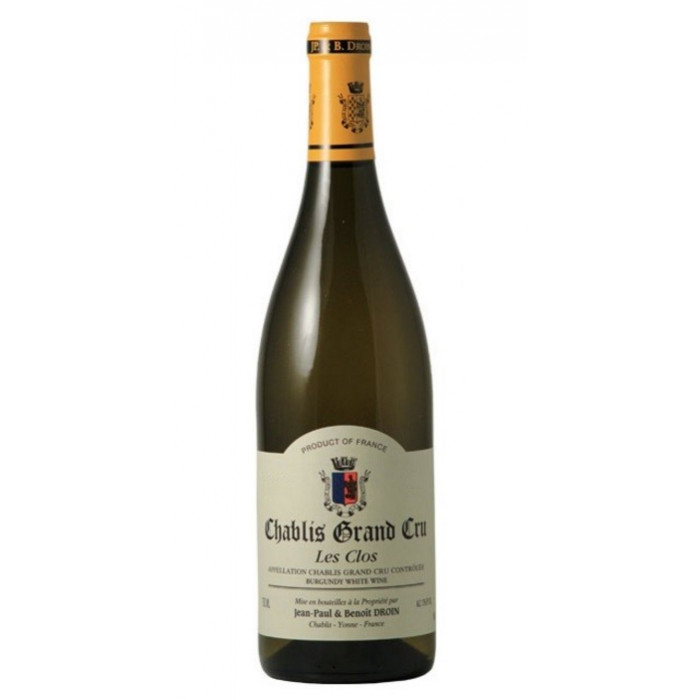 Domaine Jean-Paul et Benoît Droin Chablis Grand Cru Les Clos 2019 bouteille Domaine Jean-Paul et Benoît Droin Chablis Grand Cru Les Clos 2019 bouteille