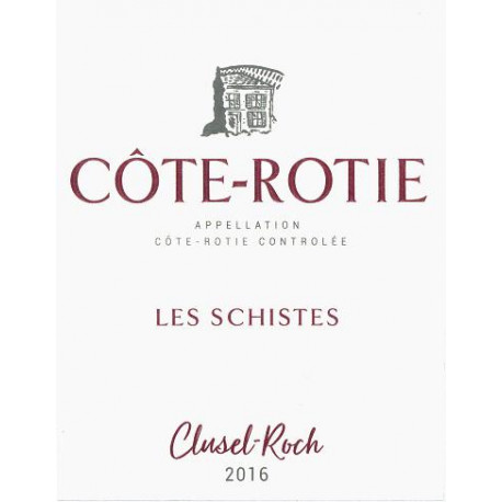 Domaine Clusel-Roch Cote-Rotie "Les Schistes" rouge 2018 etiquette Domaine Clusel-Roch Cote-Rotie "Les Schistes" rouge 2018 etiquette