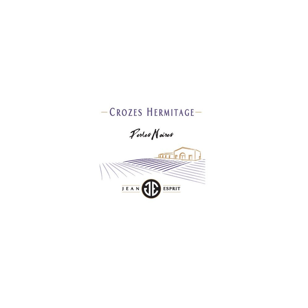 Domaine Jean Esprit Crozes Hermitage "Perles Noires" rouge 2019 etiquette