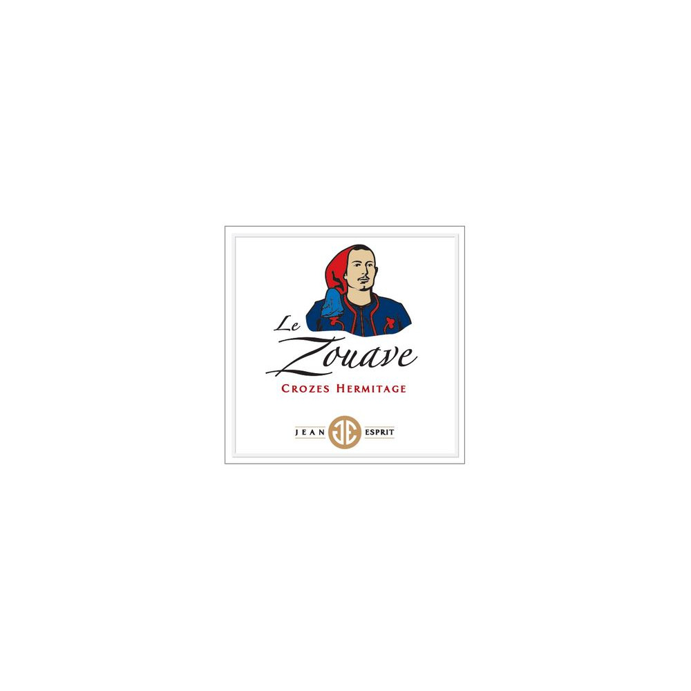 Domaine Jean Esprit Crozes Hermitage "Le Zouave" rouge 2019 etiquette