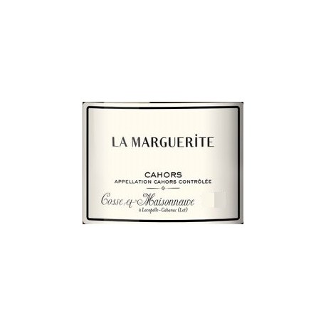 Domaine Cosse-Maisonneuve Cahors "La Marguerite" rouge 2018 etiquette