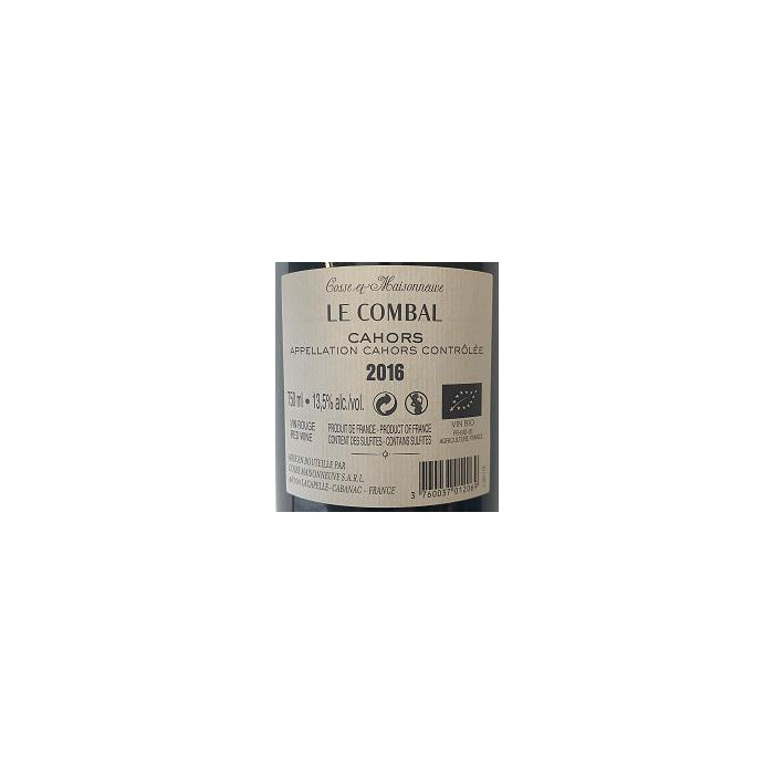 Domaine Cosse-Maisonneuve Cahors "Le Combal" red 2016