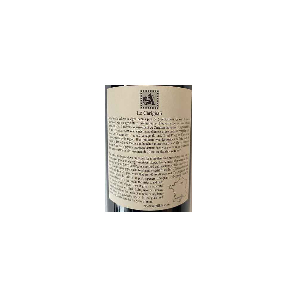 aupilhac-le-carignan-2019-contre-etiquette
