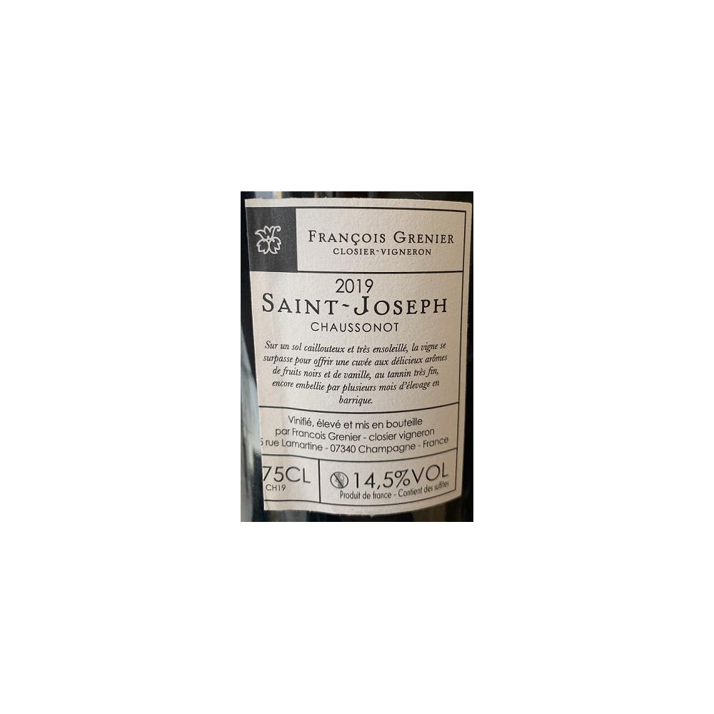Domaine François Grenier Saint Joseph "Chaussonot" red 2019