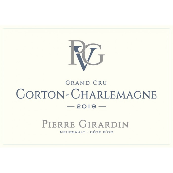 Domaine Pierre Girardin Corton-Charlemagne Grand Cru dry white 2019