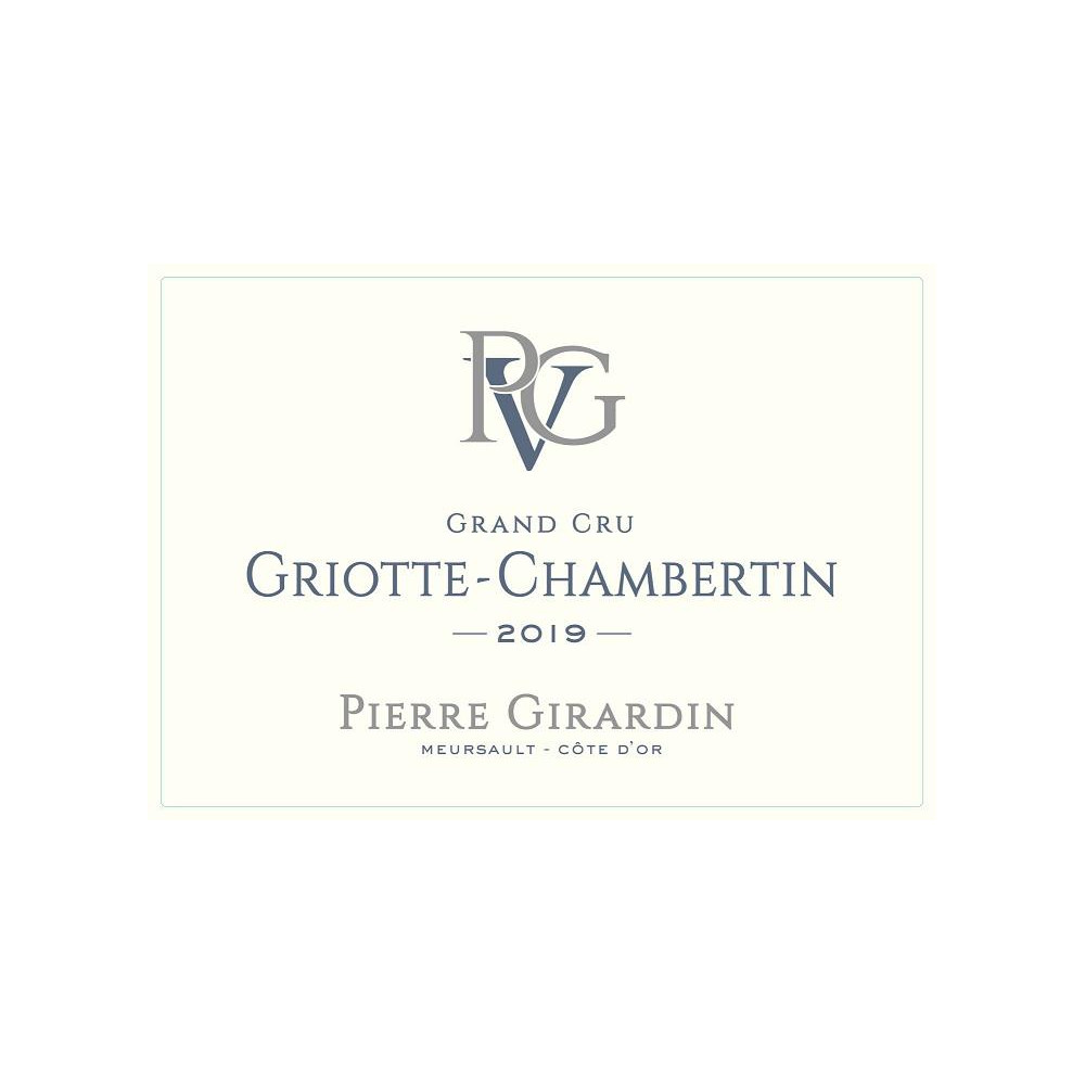 Domaine Pierre Girardin Griotte Chambertin Grand Cru rouge 2019