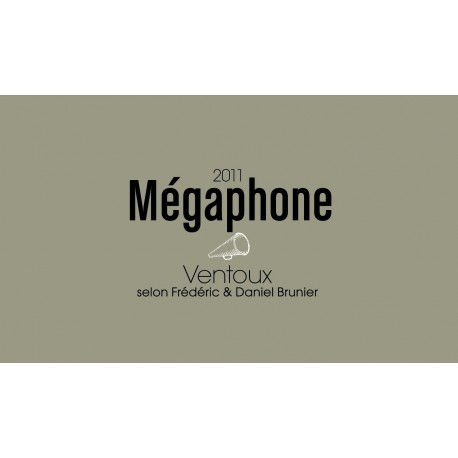 Vignobles Brunier Ventoux "Mégaphone" rouge 2013 (75 cl) Vignobles Brunier Ventoux "Mégaphone" rouge 2013 (75 cl)