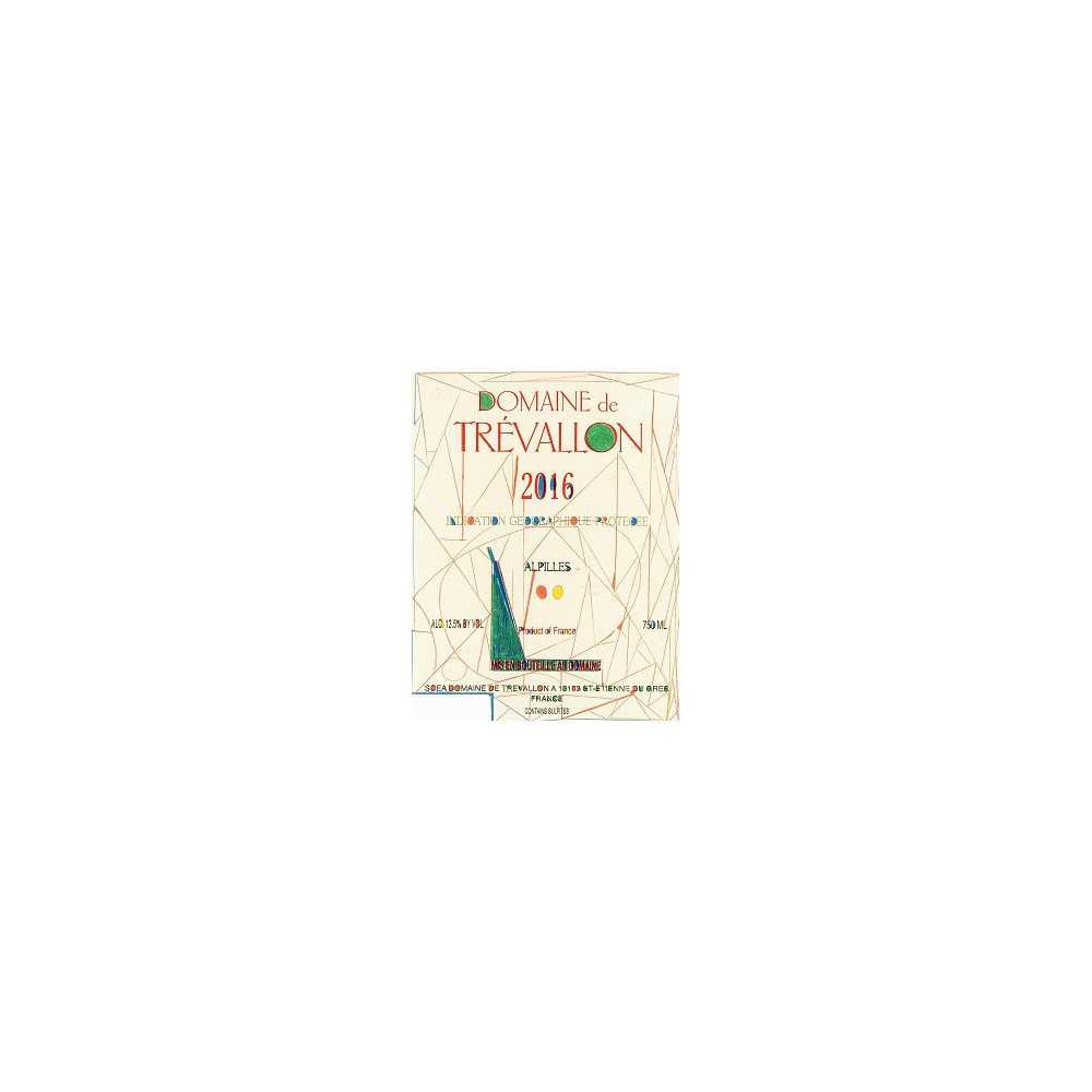 Domaine de Trévallon blanc 2016 etiquette Domaine de Trévallon blanc 2016 etiquette
