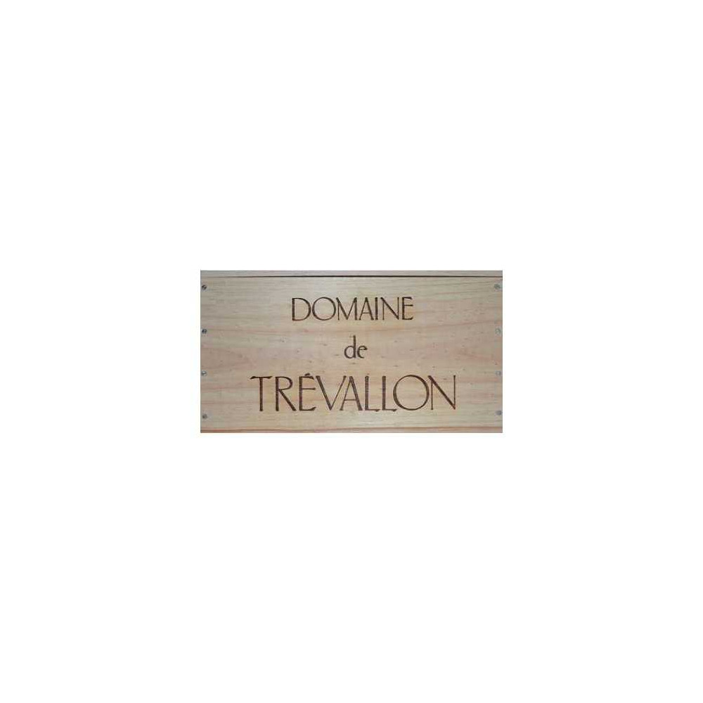 Domaine de Trévallon blanc 2016 caisse bois