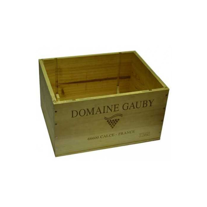 Domaine Gauby "Muntada" rouge 2014 caisse bois