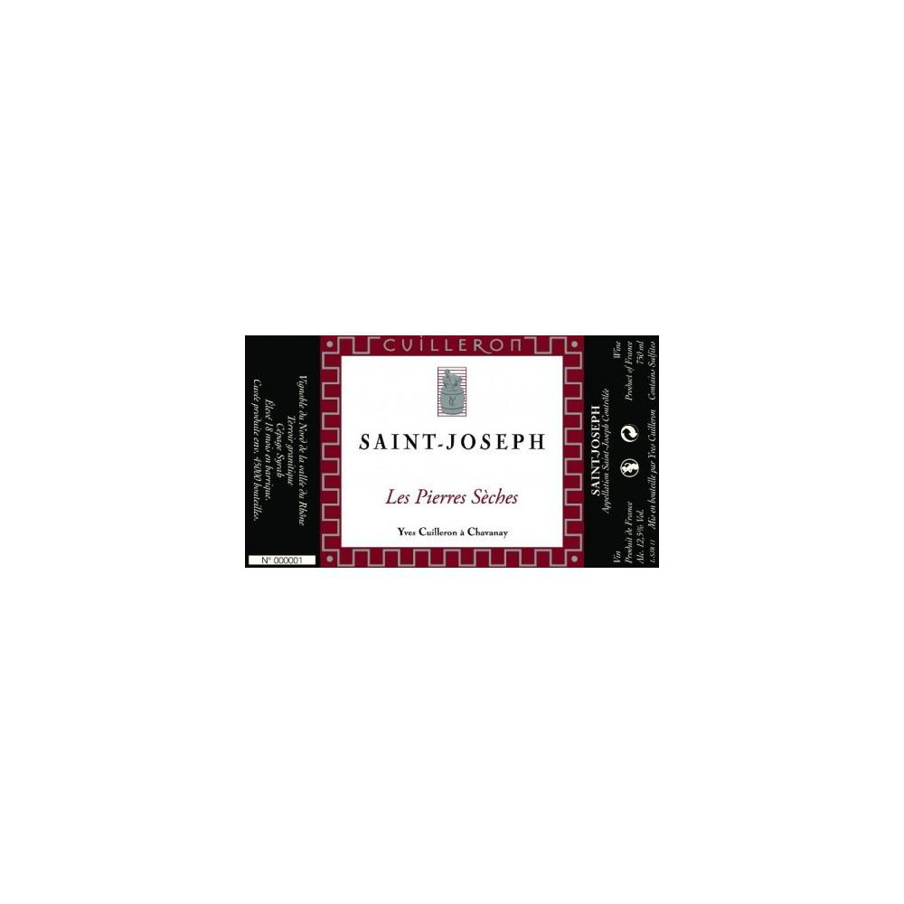 Domaine Yves Cuilleron Saint-Joseph Les Pierres Seches 2016 jeroboam