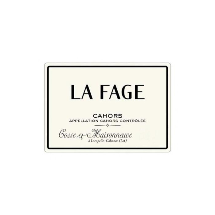 Domaine Cosse-Maisonneuve Cahors "La Fage" red 2015