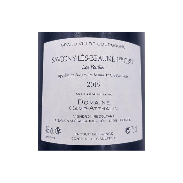 Domaine Camp-Atthalin Savigny-Lès-Beaune 1er Cru "Les Peuillets" red 2019
