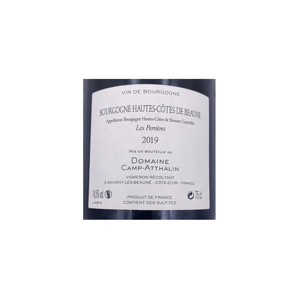 Domaine Camp-Atthalin Hautes Cotes de Beaune "Les Perrieres" dry white 2019