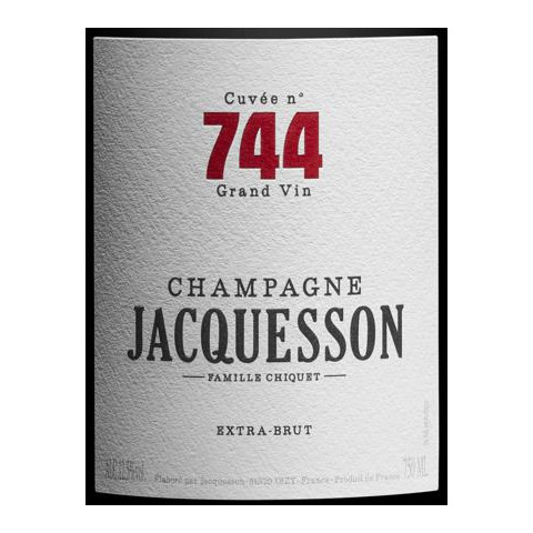 Champagne Jacquesson "Cuvée 744" bouteille 2