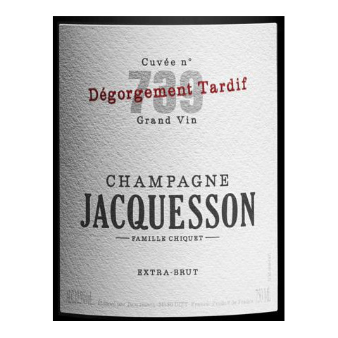 Champagne Jacquesson "Cuvée 739" Dégorgement Tardif 2