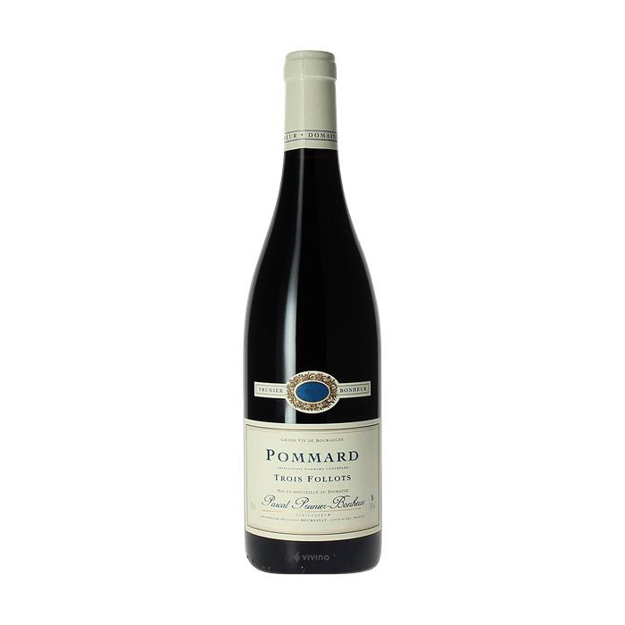 Domaine Prunier-Bonheur Pommard Les Trois Follots rouge 2018 bouteille Domaine Prunier-Bonheur Pommard Les Trois Follots rouge 2018 bouteille