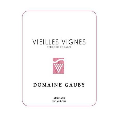 Domaine Gauby "Vieilles Vignes" rouge 2019 etiquette