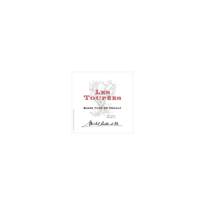 Domaine Michel Redde & fils Pouilly-Fumé "Les Toupées" blanc sec 2018 etiquette Domaine Michel Redde & fils Pouilly-Fumé "Les Toupées" blanc sec 2018 etiquette