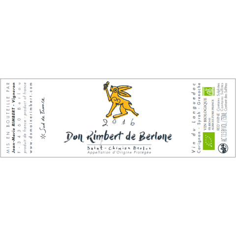 Domaine-Rimbert-Saint-Chinian-berlou-Don-Rimbert-rouge-2016