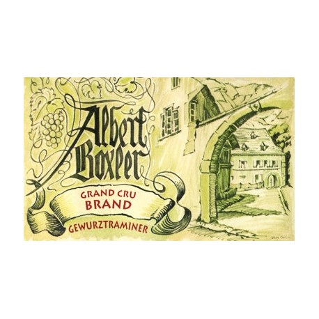 Domaine Boxler Gewürztraminer Grand Cru Brand 2019 etiquette
