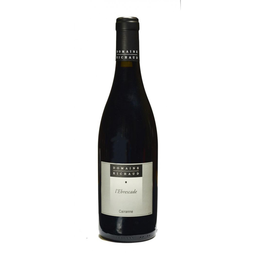 Domaine Richaud Cairanne L'Ebrescade rouge 2019 bouteille Domaine Richaud Cairanne L'Ebrescade rouge 2019 bouteille