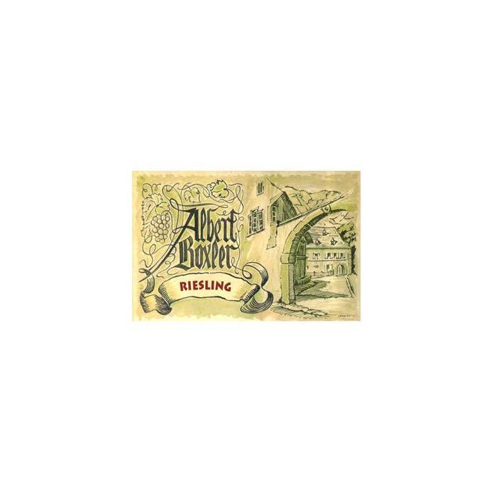 Albert Boxler Riesling 2020 etiquette