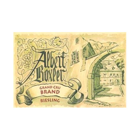 Albert Boxler Riesling Grand Cru Brand 2019 etiquette