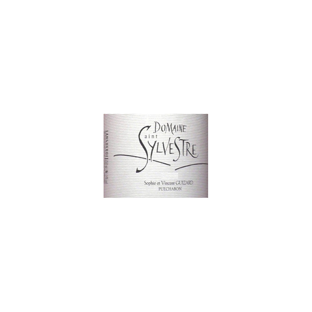 Domaine Saint Sylvestre terrasses du larzac rouge 2019 etiquette