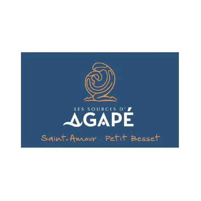 Les Sources d'Agapé Saint-Amour "Petit Besset" rouge 2019 etiquette