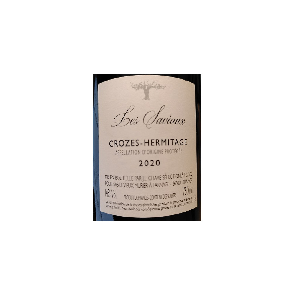vieux murier florian buit crozes hermitage saviaux 2020 contre-etiquette
