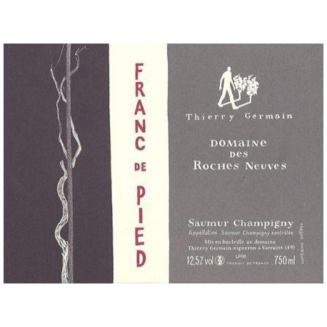 domaine des roches neuves saumur champigny franc de pied 2020 etiquette domaine des roches neuves saumur champigny franc de pied 2020 etiquette