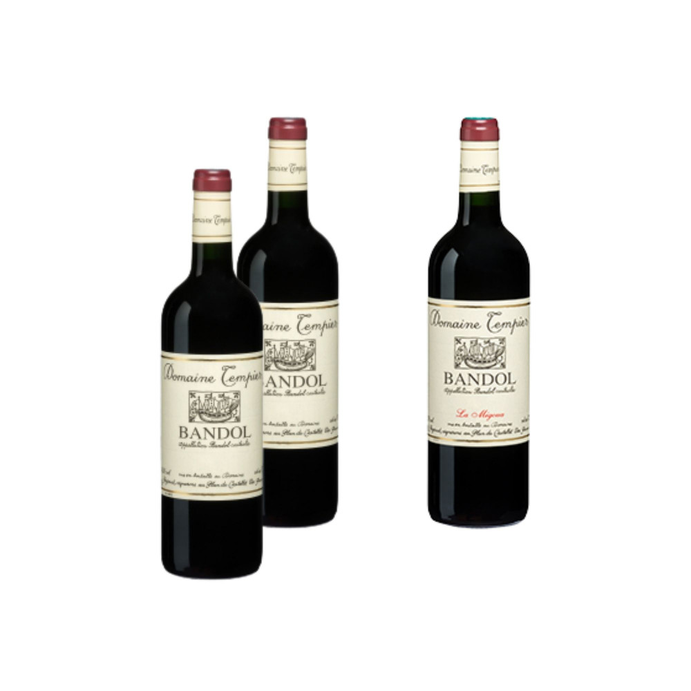 Caisse panachée "2 Magnums Tempier + 1 Migoua 2019" bouteilles Caisse panachée "2 Magnums Tempier + 1 Migoua 2019" bouteilles