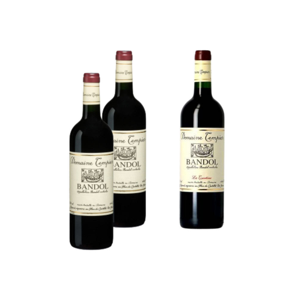 Caisse panachée "2 Magnums Tempier + 1 Tourtine 2019" bouteilles Caisse panachée "2 Magnums Tempier + 1 Tourtine 2019" bouteilles