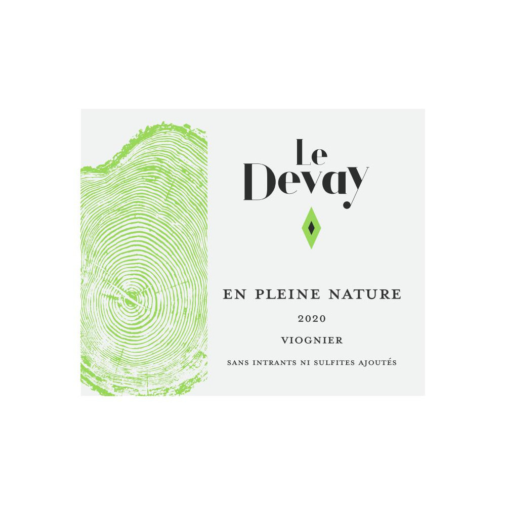 Château Le Devay IGP "En Pleine Nature" blanc sec 2020 etiquette