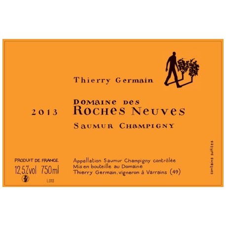 Domaine des Roches Neuves Saumur-Champigny "Domaine" red 2013 Domaine des Roches Neuves Saumur-Champigny "Domaine" red 2013