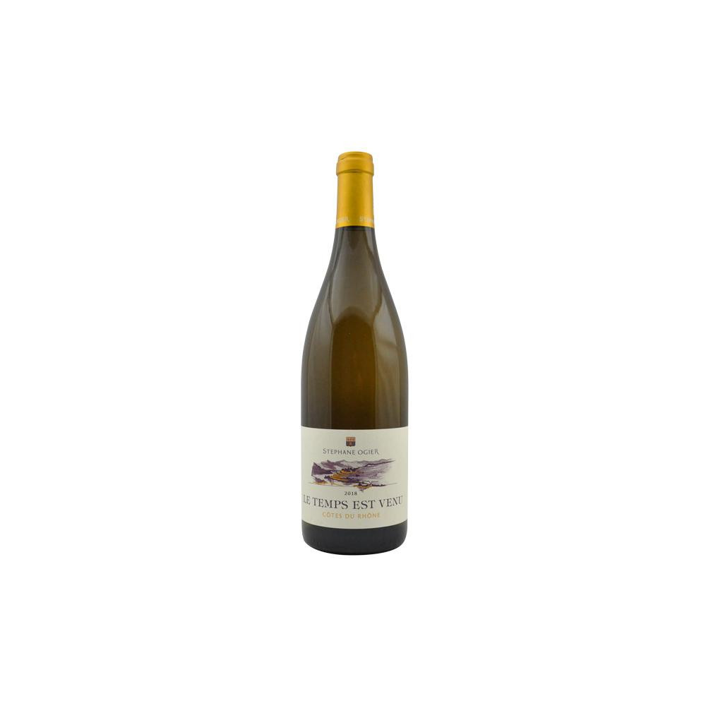 Domaine Stéphane Ogier "Le Temps est Venu" (Grenache) blanc sec 2021 bouteille Domaine Stéphane Ogier "Le Temps est Venu" (Grenache) blanc sec 2021 bouteille