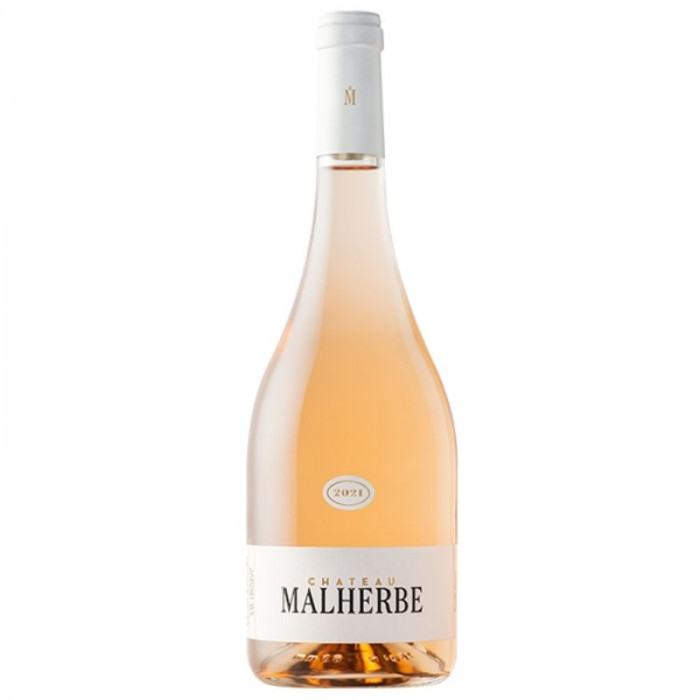 Château Malherbe Côtes de Provence rosé 2021 bottle Château Malherbe Côtes de Provence rosé 2021 bottle