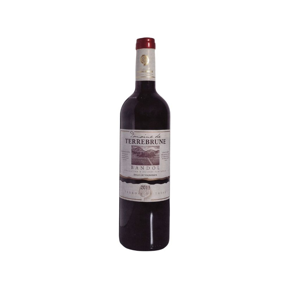 Domaine de Terrebrune rouge 2015 bottle Domaine de Terrebrune rouge 2015 bottle