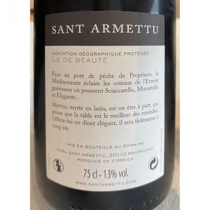 Domaine Sant Armettu Myrtus red 2020