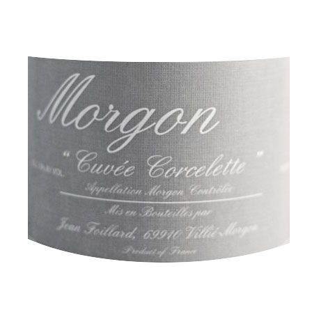 Jean-foillard morgon corcelette 2020 etiquette Jean-foillard morgon corcelette 2020 etiquette