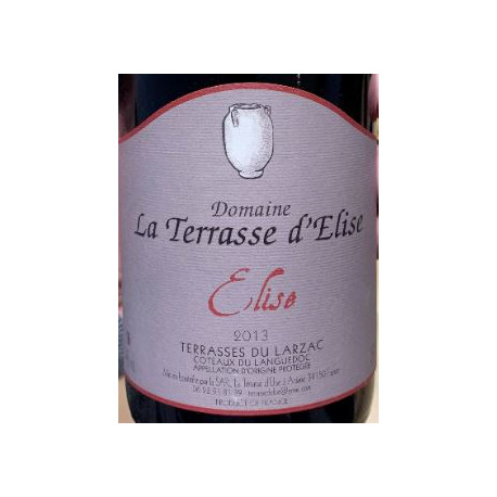 Domaine La Terrasse d'Elise "Elise" red 2017