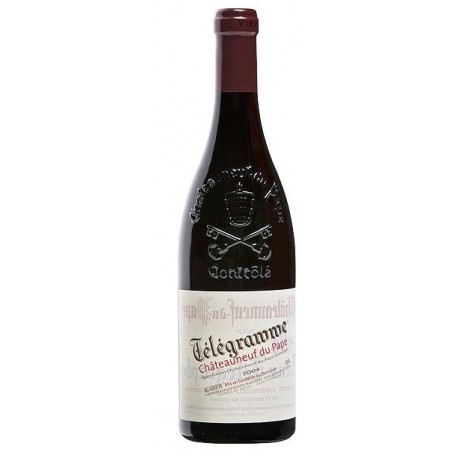 Telegramme 2020 du Vieux Telegraphe a Chateauneuf du Pape bouteille Telegramme 2020 du Vieux Telegraphe a Chateauneuf du Pape bouteille